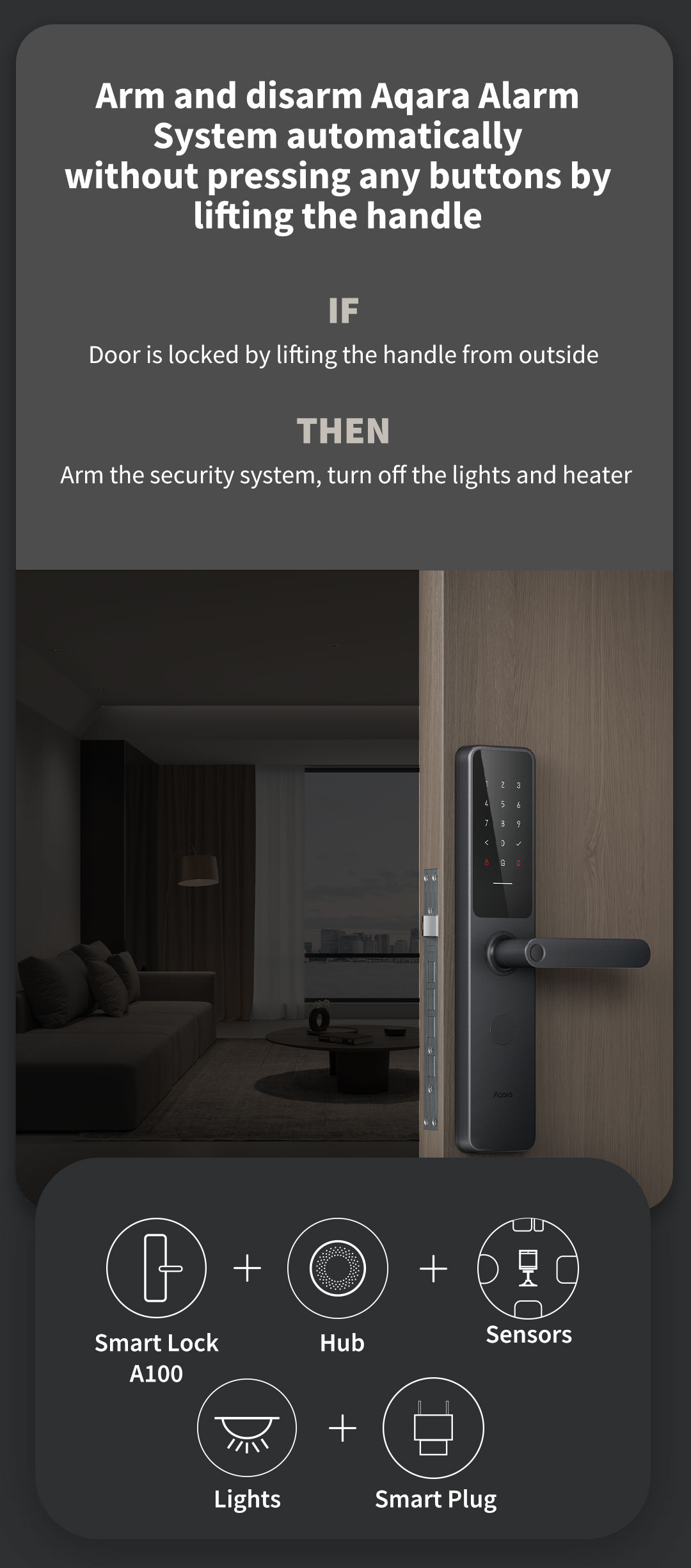 Smart Door Lock A100 Zigbee