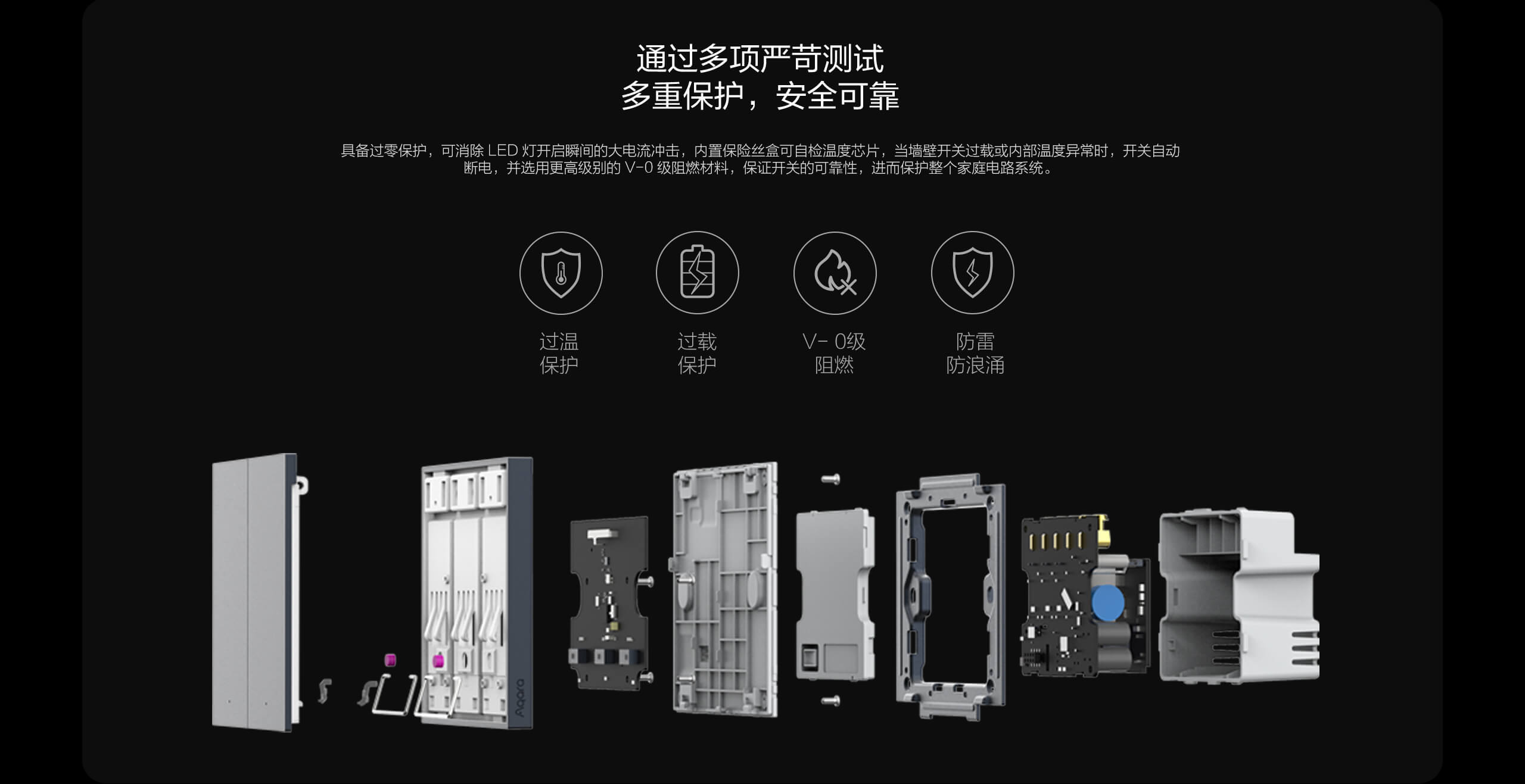 Aqara 智能墙壁开关 H1 Pro（零火版） Aqara 全屋智能